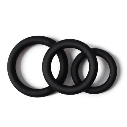 3PCS Silicone Penis Rings Set Delay Ejaculation Cock Ring Glow In Dark Male Stamina Enhancer Lock Sperm Sex Toys for Men Couples