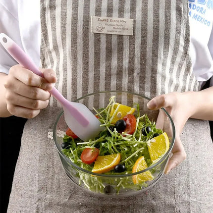 7Pc Silicone Spatula Cream Butter Cooking Baking Spatula Heat-resistant Silicone Spatula Transparent Kitchen Baking Tools