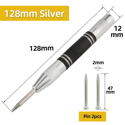 Center Punch Kerner Woodworking Metal Drill Adjustable Spring Loaded Marker Hand Tools Sets Carpenter Tool