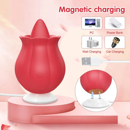 Tongue Licking Vibrator for Female Masturbation G-spot Sex Toy Powerful Swinging Oral Clitoral StimulatorAdult Goods Sex Toys