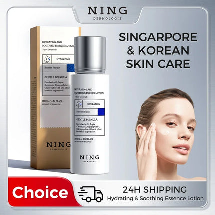 100ml Moisturizing Essence Lotion with Hyaluronic Acid & Ceramide – Calming Formula for Dry, Sensitive Skin