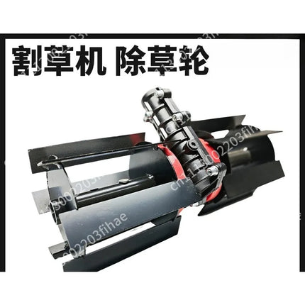 Deep plowing wheel Universal weeding wheel Lawn mower accessories Straight blade loosening wheel
