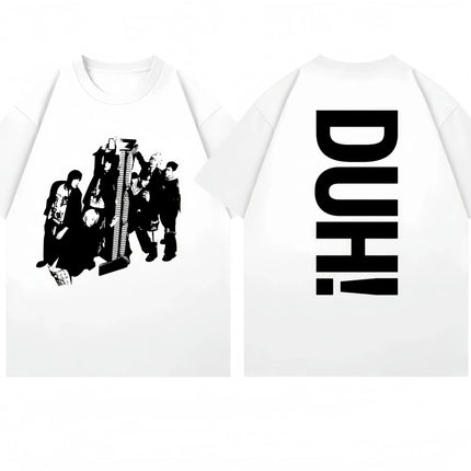 SuP1Harmony DUH! The Men's and Women's Oversize T-shirt of The Same Style As Those From The Eighth Album of The Debut Stage