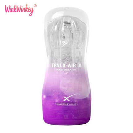 Male Masturbator Aircraft Cup Powerful Vacuum Sucking Transparent Soft Vagina Anal Pocket Pussy Penis Exercise Sex Toys Men 18+