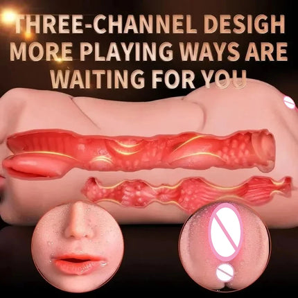 Realistic Adult Sex Toys Pussy Anal Masturbator Pocket Virginia Pocket Pussy Plugin Anual Safer Products Sex Toys Vagina for Men