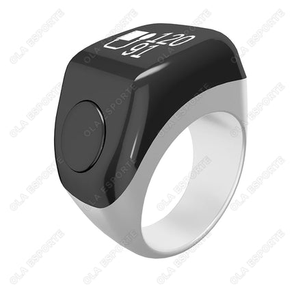 Qibla Smart Tasbih Tally Digital Counter for Muslims Tasbeeh Zikr Ring 5 Prayer Time Vibration Reminder Subhah Masbahah Misbaha