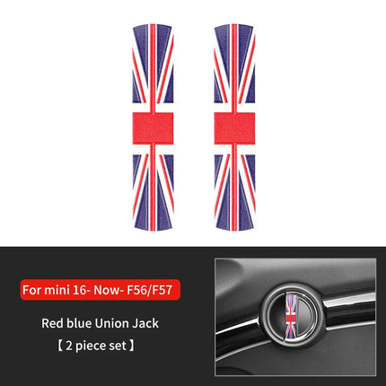 Car Door Handle Decoration Leather Sticker For Mini Cooper JCW F56 F60 F55 F54 R56 R60 R55 Countryman Car Interior Accessories