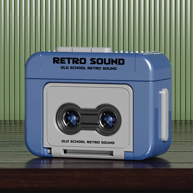 1pc Teenagers Portable Mini Retro Cassette Recorder Classic Vintage Record Music Keychain Pendant Musical Melody Bag Charm Gifts