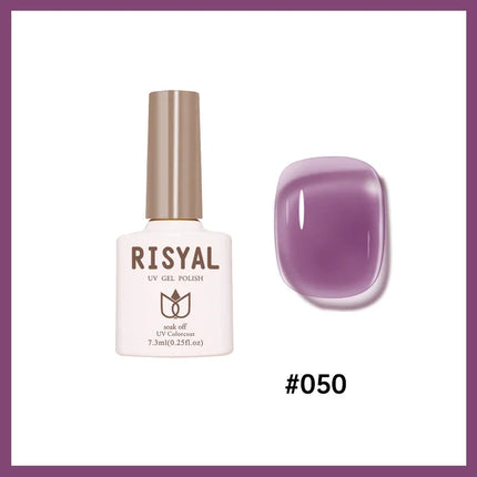 Jelly Transparent Ice Through Gel Nail Polish Pink Skin Color Semi Permanent Manicure Top Coat Soak Off UV Gel Varnish Nail Art