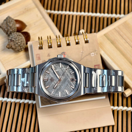 IX&DAO 2026 New Space Warrior 37.5mm Men's Automatic Mechanical Watch Miyota 9015 Sapphire Stainless Steel Waterproof 10Bar Relo