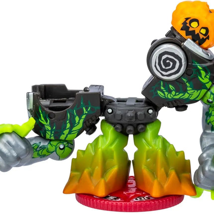 Legends of Akedo Boss Wrapsnap 3 Inch Tall Battling Warrior Action Figure Toys 360˚ Attack Spin Double Defense Armor Gifts