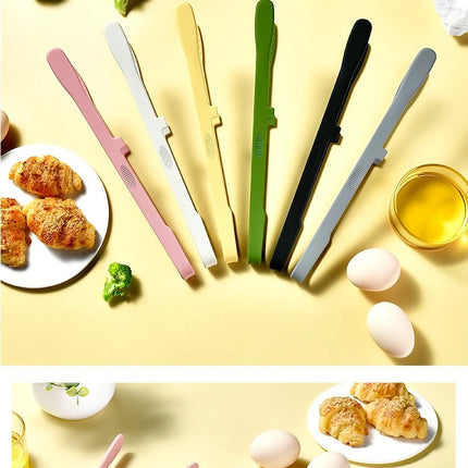 Silicone Food Toast Tongs Trivet Tongs for Kitchen Tongs Non-slip Cooking Clip Clamp BBQ Salad Tools Grill Kitchen Accessories