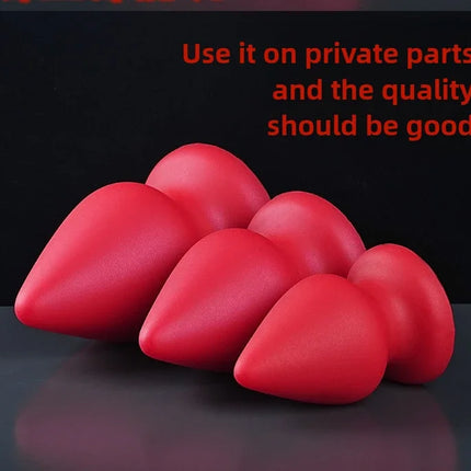 S-XXXL Huge Anal Plug Liquid Silicone Soft Conical Butt Plug Big Anal Dildos for Women Men G-spot /prostate Massage 18+ Sex Toys