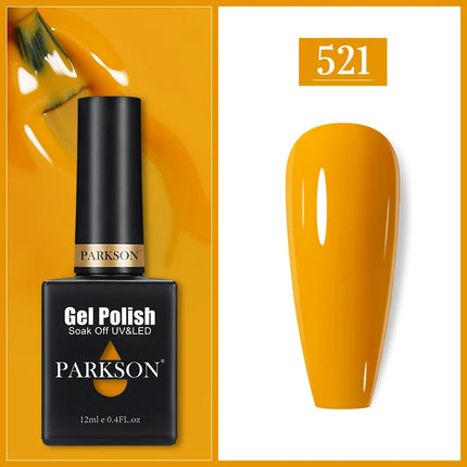 Parkson 12ML Nail Gel Polish HEMA TPO FREE Full Coverage 279 Color Gel Pigment Professional Nail Art Long Lasting Gel Varnish