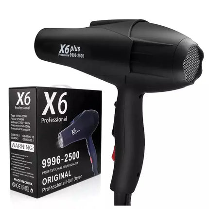 X5/X6 Plus New Negative Ion Hair Dryer 2400W High Power Strong Wind Speed Drier Home Electric Hair Dryer Gift Box Packaging