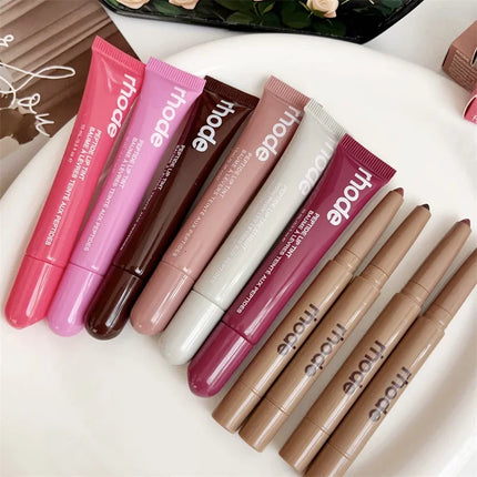 New lemons Lemontini Lip Gloss Pocket  Blush Stick Non-fading Waterproof Blusher Moisturizing Shimmer Lipstick Liner