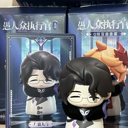 In Stock Genshin Impact Fatui Harbinger Serie Blind Box Q Version Anime Figure Collection Desktop Mystery Box Surprise Toy Gifts