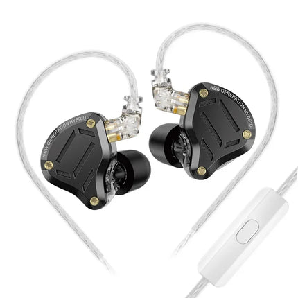 KZ ZS10 Pro 2 HIFI Metal Earphone In Ear Bass Earbud 4-Level Tuning Switch Headphone 2PIN Cable ZAS ZSX ZSNPRO AS16PRO ZS10PRO 2
