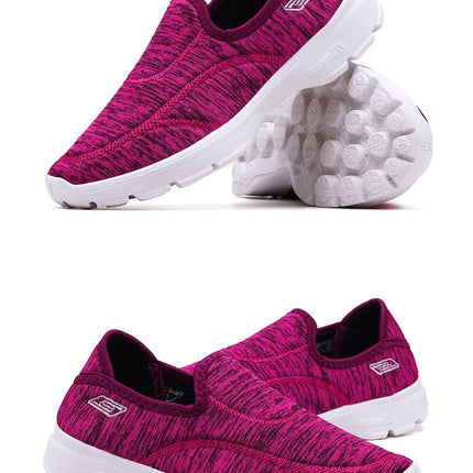 New Women's light Shoes Soft soled Breathable Sneakers Casual middle elderly shoe Couple's Anti slip comfort shoes Zapatos Mujer