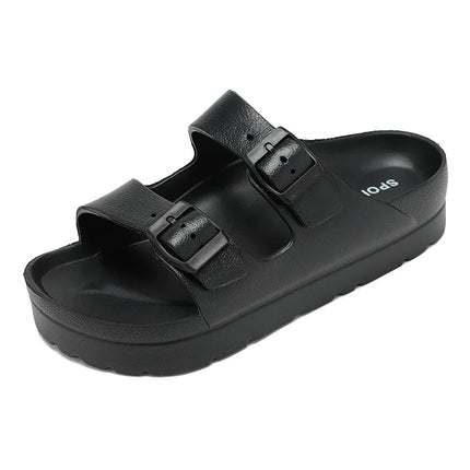 KIDMI Womens Platform Sandals with Arch Support Women Sandals Outdoor Light Beach Sandal Woman Comfort Ultra Cushion EVA Slides