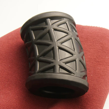 Thick Curved Ball Stretcher,Liquid Silicone Ballstetcher,Firm Grip for Sack Stretching,Sex Toys for Men,Tug Testicle Scrotum