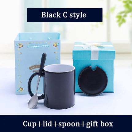 Customized Coffee Mugs Ceramic Magic Mug Pour In Hot Water Pictures Display Print Photo LOGO Text DIY Change Color Cup Gifts