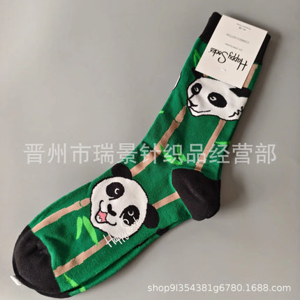 High Quality Fashionable Men's Mid-Calf Cotton Socks HappySocks New Arrival Suitable for All Seasons Swedish Design