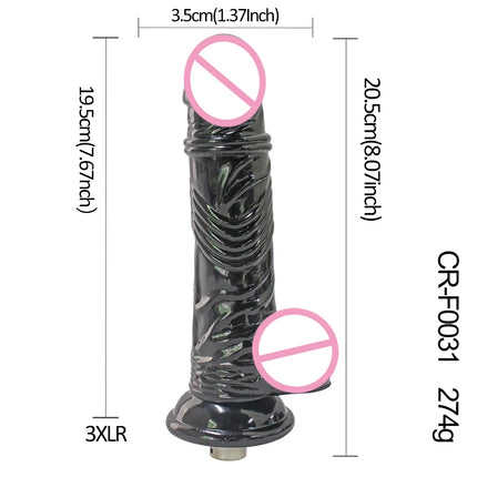 Fredorch Entry Level Sex Machine A2 / F2 /F3 Attachment 3XLR Accessories Dildos Suction Cup Sex Products For Women for Man