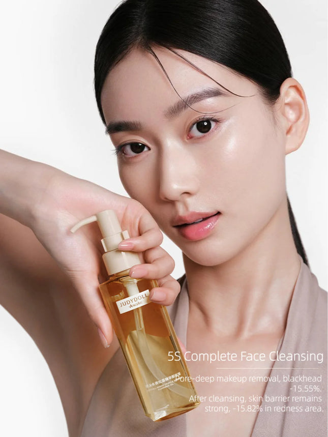 JUDYDOLL Awake Truffle Essence Cleansing Oil 150ml Formulated For Dry And Sensitive Skin Types 5S Complate Face Cleansing