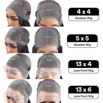 Bone Straight Glueless Wigs Human Hair Ready To Wear Brazilian Lace Front Human Hair Wigs 13x4 13x6 HD Lace Frontal Wig 5x5 Wig