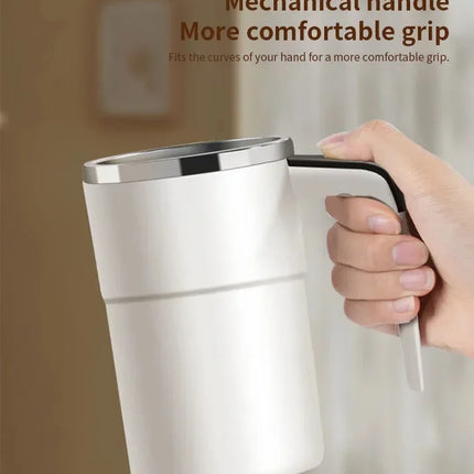 Automatic Self Stirring Magnetic Mug with LCD Screen Coffee Milk Stainless Steel Mixing Cup USB Rechargeable Smart Thermal Cups