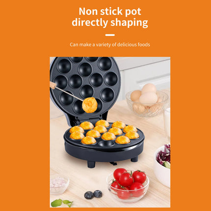 Takoyaki Maker 750W Aluminum 14 Holes Japanese Octopus Ball Maker Electric Machine for Home Breakfast