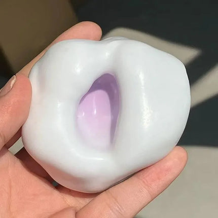 Shapeable Vacuum Grape Squishy Sand Stress Ball Squeeze Stress Anxiety Relief Sensory Fidget Toy Soothing Decompression Toy
