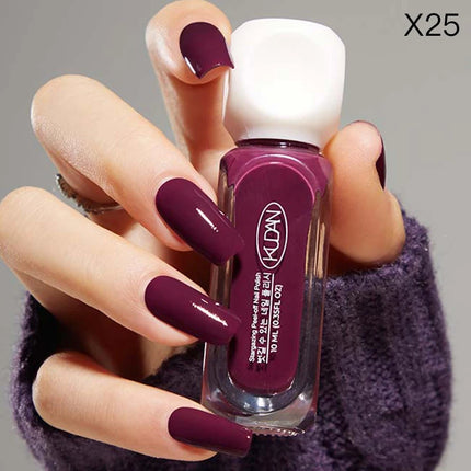 1PC 10ml Glass Bottle Water-Based Peel Off Nail Polish For Nails Colorful Chrome Varnish  Nail Art DIY Manicure No Need Lamp