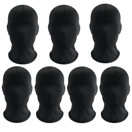Non Hole Full Face Mask All-round Protection Wind-Protection Balaclava Hat Breathable High Elasticity Headgear for Men and Women