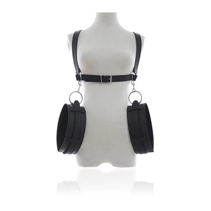 Adult Sex Bondage BDSM Thigh Harness With Handcuff Posture Restraints Sex Games Toys Fetish SM Products For Couple Sex Shop