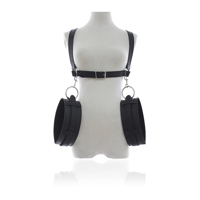 Adult Sex Bondage BDSM Thigh Harness With Handcuff Posture Restraints Sex Games Toys Fetish SM Products For Couple Sex Shop