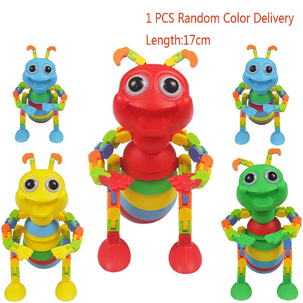 Children's toys 3D color sensory slugs stress relieving toys creative twist caterpillar ant toys anxiety stress relieving  toys