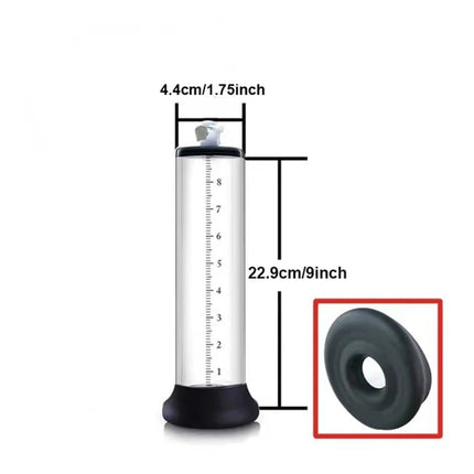 Male Penis Enlarger Vacuum Pump Accessories Vacuum Penis Enlargement Device Masturbation Flange Pump Penis Cylinder Set Sex Toys