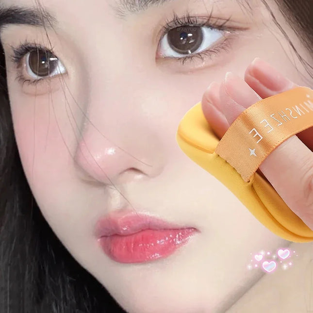 3Pcs Makeup Sponge Puff Set Soft Cotton Face Base Cushion Puffs Washable Velvet Makeup Puff Concealer Foundation Cosmetics Tools