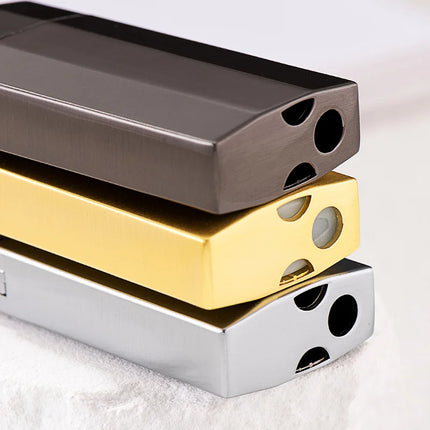 Zinc Alloy Lighter Case For Bic J5 Mini Lighter Vintage Lighter Holder Creative Flip Cover Protective Shell