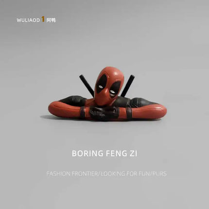 Cartoon Mini Deadpool Computer Desktop Healing Ornaments Accompany You To Decompress Toys Workstation Cartoon Decorations Gifts
