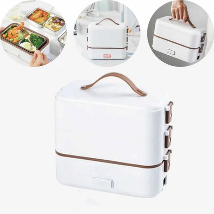 110V/220V Electric Lunch Box Food Container Portable Heating Keep Warm Dinnerware Food Storage Container Bento Lunch Box 300W