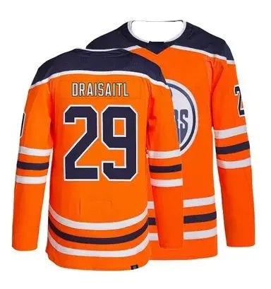New Hockey Jersey - White with Red/Black Accents "Bedard 98" Native American Head Logo Athletic Jersey 3d HD Prints Ideal Jersey