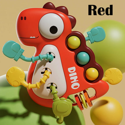 Montessori Toys for Baby,Dinosaur Pull String Toy For Infant,Sensory Teething Toys, Gifts For Toddlers Boys And Girls