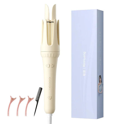 32MM Automatic Curling Iron with 1 Billion Ions Smart Auto Shut-Off Anti-Scald Hair Curler for Women Styling Tool