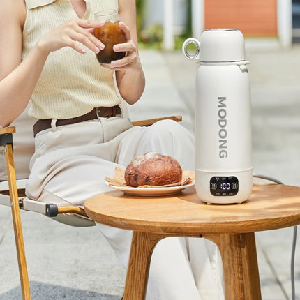 Travel Electric Kettle for Car and Outdoor, Portable Fast Boil Water Bottle with Keep Warm, Large Capacity Heating Thermos
