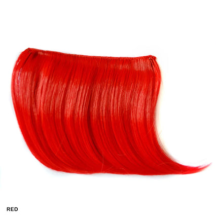Zolin Small Hair Bangs Extension Invisible Clip In Hair Gray Pink Red Colorful Colors Synthetic Fringe For Cosplay Accessories