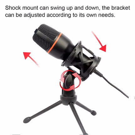 Condenser Microphone USB Wired For PC Computer Laptop Professional Gaming Accessories Streaming Sound Live Podcast RGB Record