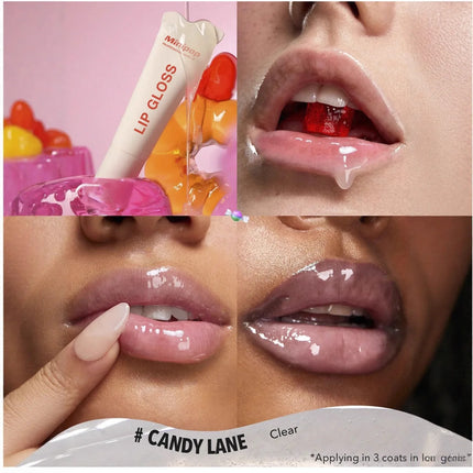 6 Packs Butter Tinted Lip Balm - Long-Lasting Hydrating Lip Gloss with Clear Jelly Finish,  - Moisturizing,  Lip Gloss